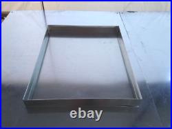 Hvac Drain Pan 26 X 32 X 2 Galvanized 26 Gauge Sheet Metal Hvac Drain Pan 26 X 32 X 2 Galvanized 26 Gauge Sheet Metal