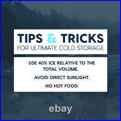 IRIS USA Hugel 64 QT Wheeled Cooler, Heavy-Duty Ice Chest with Metal Buckles