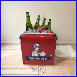 Ice Chest Vintage Metal Yakimoto Outdoor Rolling Steel Legacy Cooler
