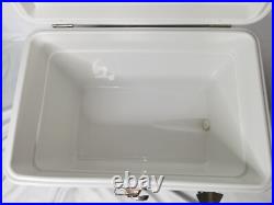 Ice Chest Yakimoto Cooler with Bottle Opener 54qt, Stainless Steel Vintage Silver