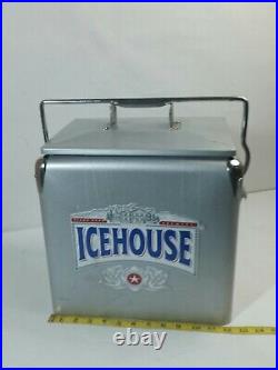Icehouse Beer Plank Road Brewery Embossed Metal cooler ice House chest Man Cave