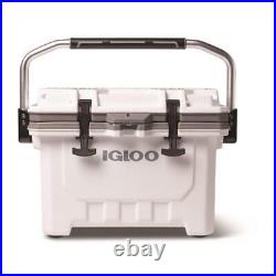 Igloo 24 qt IMX Lockable Insulated Ice Chest Injection Molded Cooler, White