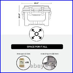 Igloo 24 qt IMX Lockable Insulated Ice Chest Injection Molded Cooler White