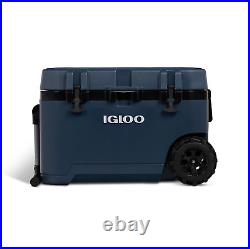 Igloo 35037 75 Quart Rugged Performance Cooler with Wheels, Rugged Blue