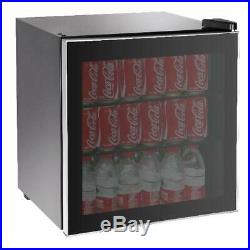 Igloo 70 Can Beverage Wine Cooler Mini Refrigerator Fridge Door Soda Beer Glass