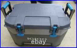Igloo BMX 52 Quart Cooler Carbonite Gray/Carbonite Blue Heavy Duty