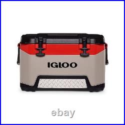 Igloo BMX Hard Coolers (25-72QT) 52 QT Sandstone and Red