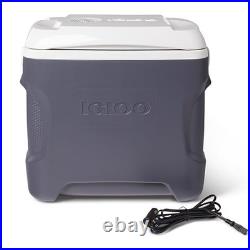 Igloo Iceless Thermoelectric Cooler 28qt Gray White