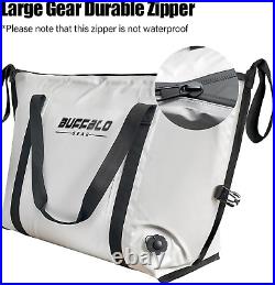 Insulated Fish Bag Cooler Flat Bottom-27.5Qt 58QT Waterproof Fish Kill Bag, Fishi