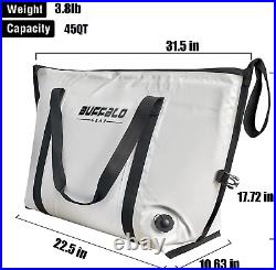 Insulated Fish Bag Cooler Flat Bottom-27.5Qt 58QT Waterproof Fish Kill Bag, Fishi