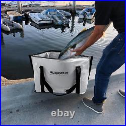 Insulated Fish Bag Cooler Flat Bottom-27.5Qt 58QT Waterproof Fish Kill Bag, Fishi