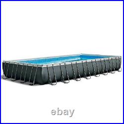 Intex 24ft x 12ft x 52in Ultra XTR Rectangular Pool, Floats (2 Pack), & Cooler