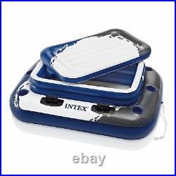 Intex 24ft x 12ft x 52in Ultra XTR Rectangular Pool, Floats (2 Pack), & Cooler