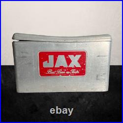 JAX Beer Ice Chest Vintage 1950s Aluminum Metal Cooler New Orleans Louisiana JAX Beer Ice Chest Vintage 1950s Aluminum Metal Cooler New Orleans Louisiana