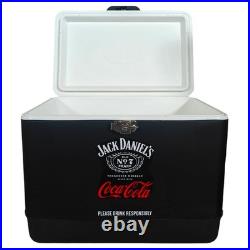 Jack Daniel's&Coca-Cola 54 Quart Heavy-Duty High Capacity Cooler, Party Essential