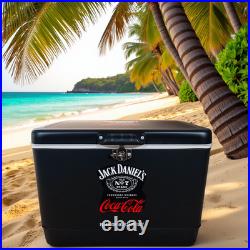 Jack Daniel's&Coca-Cola 54 Quart Heavy-Duty High Capacity Cooler, Party Essential