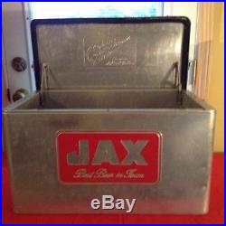 Jax BeerVintage 1950's Metal Cooler