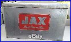 Jax BeerVintage 1950's Metal Ice Chest/CoolerGreat Rare Item MUST SEE