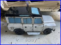 Land Rover Metal Art Ice Chest on Wheels Cooler Aaron Jackson Think Outside