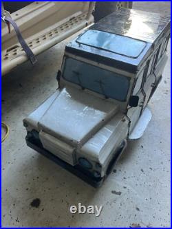 Land Rover Metal Art Ice Chest on Wheels Cooler Aaron Jackson Think Outside