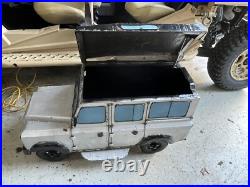 Land Rover Metal Art Ice Chest on Wheels Cooler Aaron Jackson Think Outside