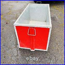 Large 1960s Coca-Cola Model 183 Vintage Metal Cooler Ice Chest 38 x 18 x 18