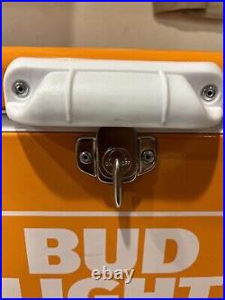 Large Rare Budweiser Bud Light Orange Cooler