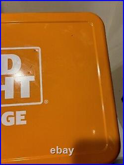 Large Rare Budweiser Bud Light Orange Cooler