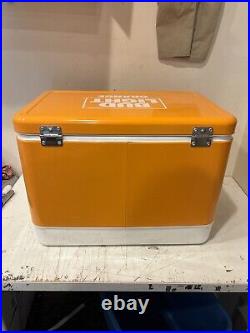 Large Rare Budweiser Bud Light Orange Cooler