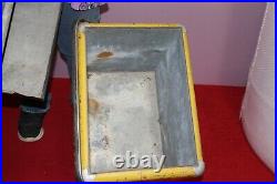 Large Vintage 1950s RC Royal Crown Cola Soda Pop Metal Picnic Cooler WithTray Sign