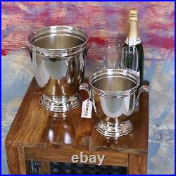 Lehal Champagne Bucket and Mini Ice Bucket Set Wine Cooler Luxury Hotel Bar