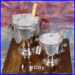 Lehal Champagne Bucket and Mini Ice Bucket Set Wine Cooler Luxury Hotel Bar