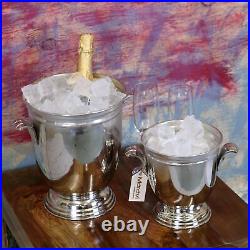 Lehal Champagne Bucket and Mini Ice Bucket Set Wine Cooler Luxury Hotel Bar