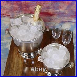 Lehal Champagne Bucket and Mini Ice Bucket Set Wine Cooler Luxury Hotel Bar