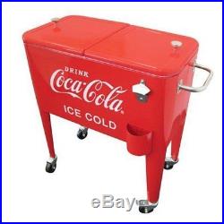 Leigh Country Coca-Cola 60-qt Retro Metal Cooler CP 98108