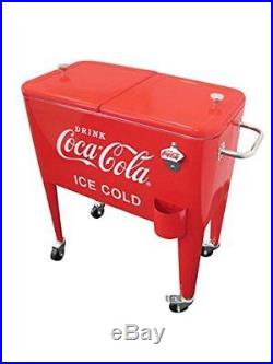 Leigh Country Retro Metal Coca-Cola Cooler, 60 quart