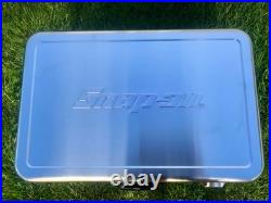 Limited Edition 54 Qt SNAP-ON COOLER Vintage/Retro Steel-Wrapped Rare Silver