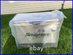 Limited Edition 54 Qt SNAP-ON COOLER Vintage/Retro Steel-Wrapped Rare Silver