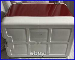 Limited Edition 54 Qt SNAP-ON COOLER Vintage/Retro Style Steel-Wrapped Red/White