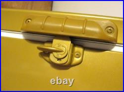 MODELO BEER 54 QUART STEEL BELTED GOLD BEVERAGE COOLER ICEBOX CHEST withOPENER NEW MODELO BEER 54 QUART STEEL BELTED GOLD BEVERAGE COOLER ICEBOX CHEST withOPENER NEW