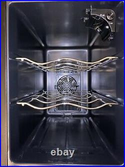 Magic Chef 6 Bottle Countertop Wine Cooler Refrigerator MCWC6B TESTED WORKS