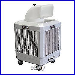 Metal/ABS Plastic Portable Evaporative Cooler, 1560/1320cfm, GWC-1/3HPAOSC, White