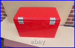 Metal Budweiser Beer Picnic Cooler Ice Chest Man Cave Rat Rod