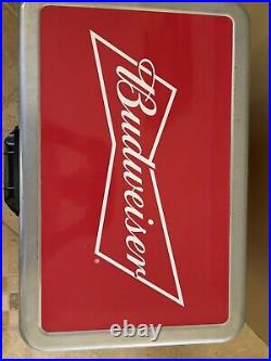 Metal Budweiser Cooler 20 Inches by 12 wide and 13 deep -Never Used