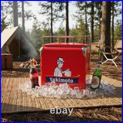 Metal Cooler Box Yakimoto 14QT Classical for BBQ Camping Picnic Fashing Party