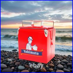 Metal Cooler Box Yakimoto 14QT Classical for BBQ Camping Picnic Fashing Party