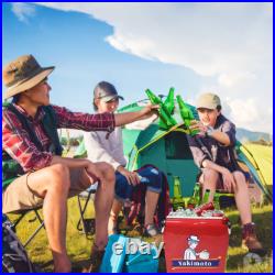 Metal Picnic Water Cooler Yakimoto Reto 13L Ice Chest Keep Cold About 72 Hours