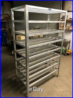 Metals Inc Aluminum 48 x 24.5 Commercial Walkin Cooler Storage Rack 8 Tier