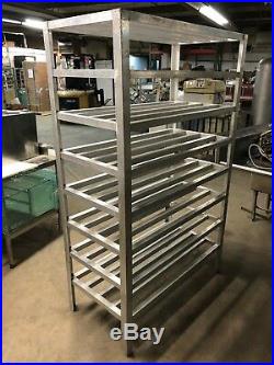 Metals Inc Aluminum 48 x 24.5 Commercial Walkin Cooler Storage Rack 8 Tier