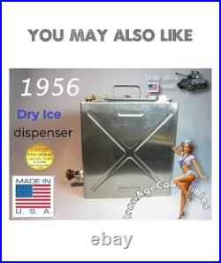 Mid Century Metal Cooler Cronstroms Aluminum with Sandwich Tray Camping Heavy Duty